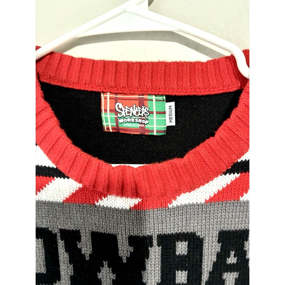 Spencer's Christmas Knit Adult Sweater "Snowballs Deep" - Size Med No Lights - Picture 3 of 4
